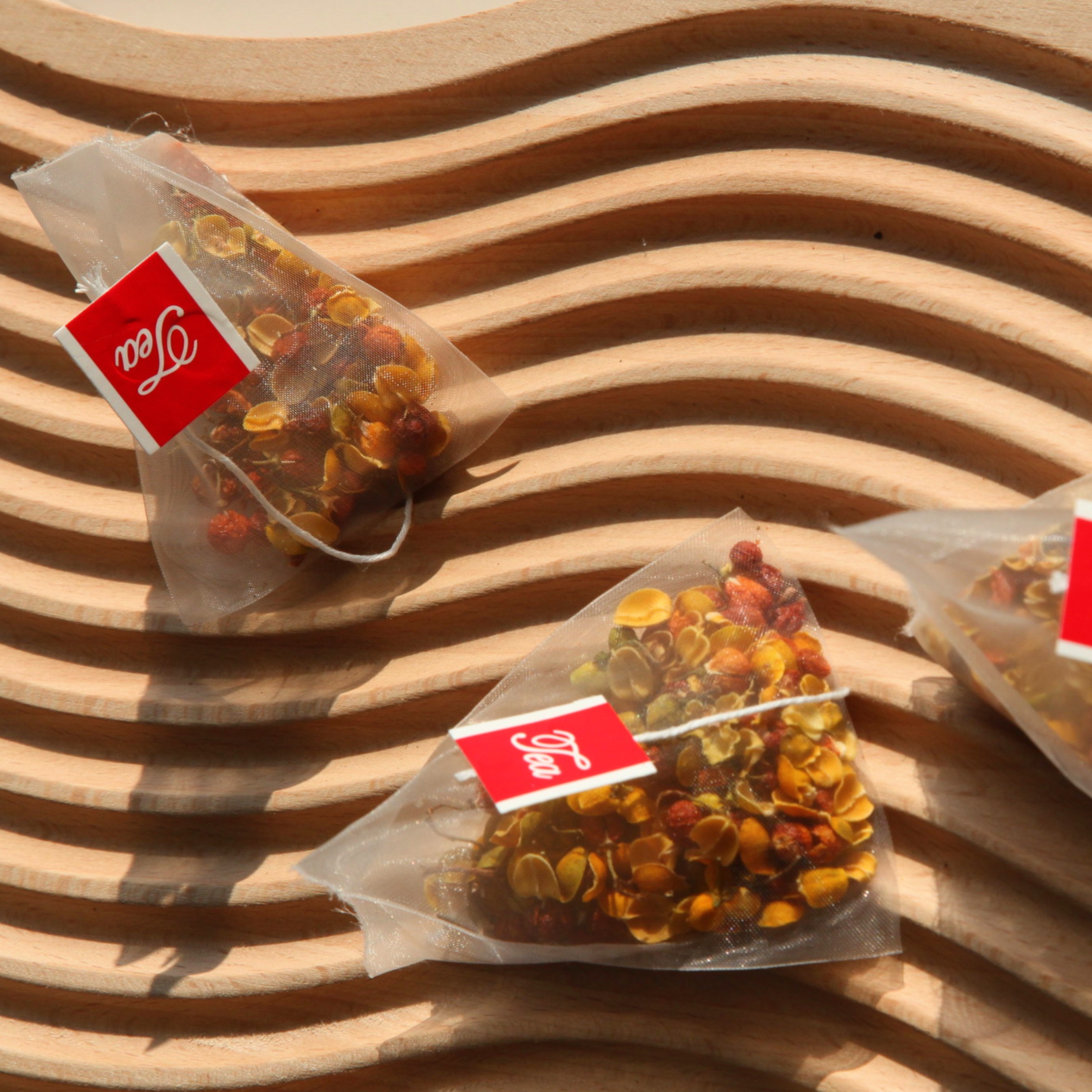 Nylon Empty Tea Bag With Tags