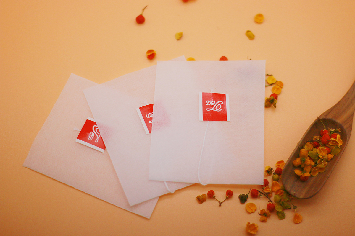 non woven tea bags for powder tea